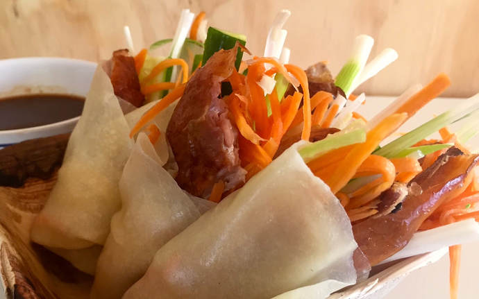 Peking Duck Crepe Catering Options for Events