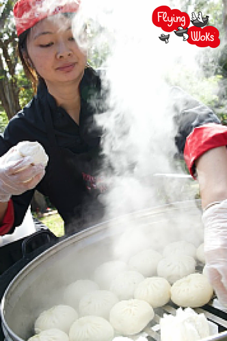 Steamed Pork Buns on Wedding Catering