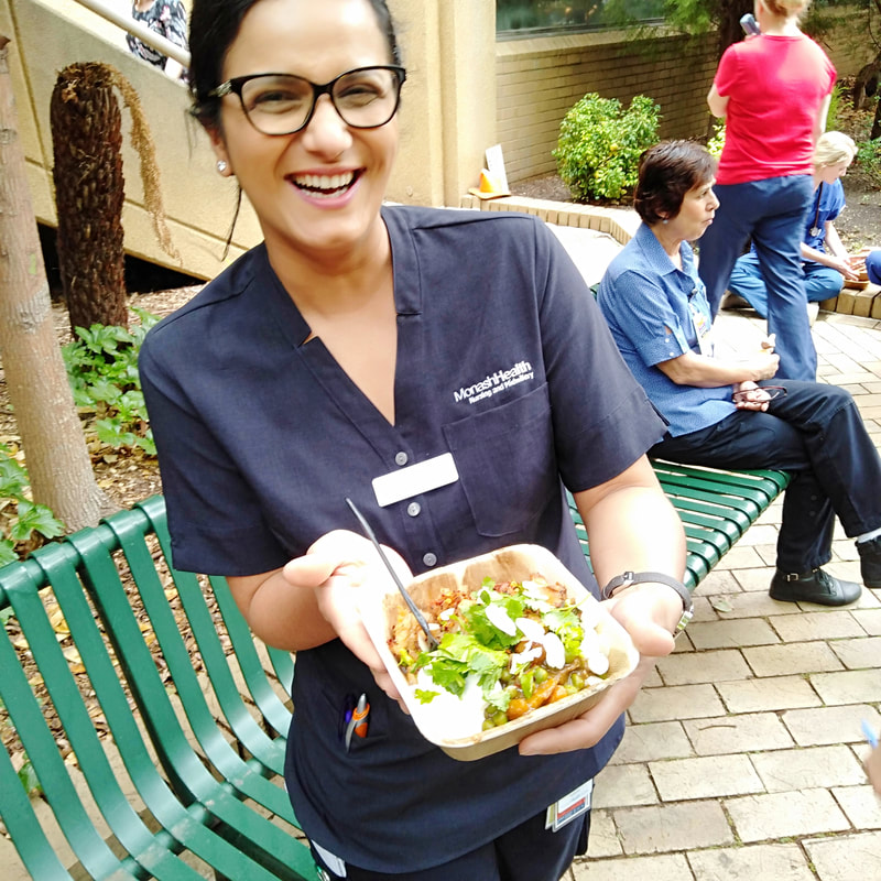 Moroccan Tagine served to staff at Monash Health